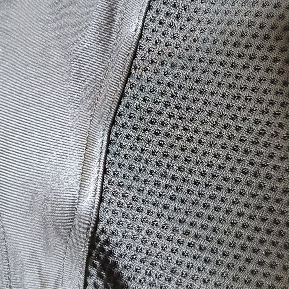 Black Waffle Weave Full Length High-rise Leggings Women's Size Medium - Picture 11 of 11